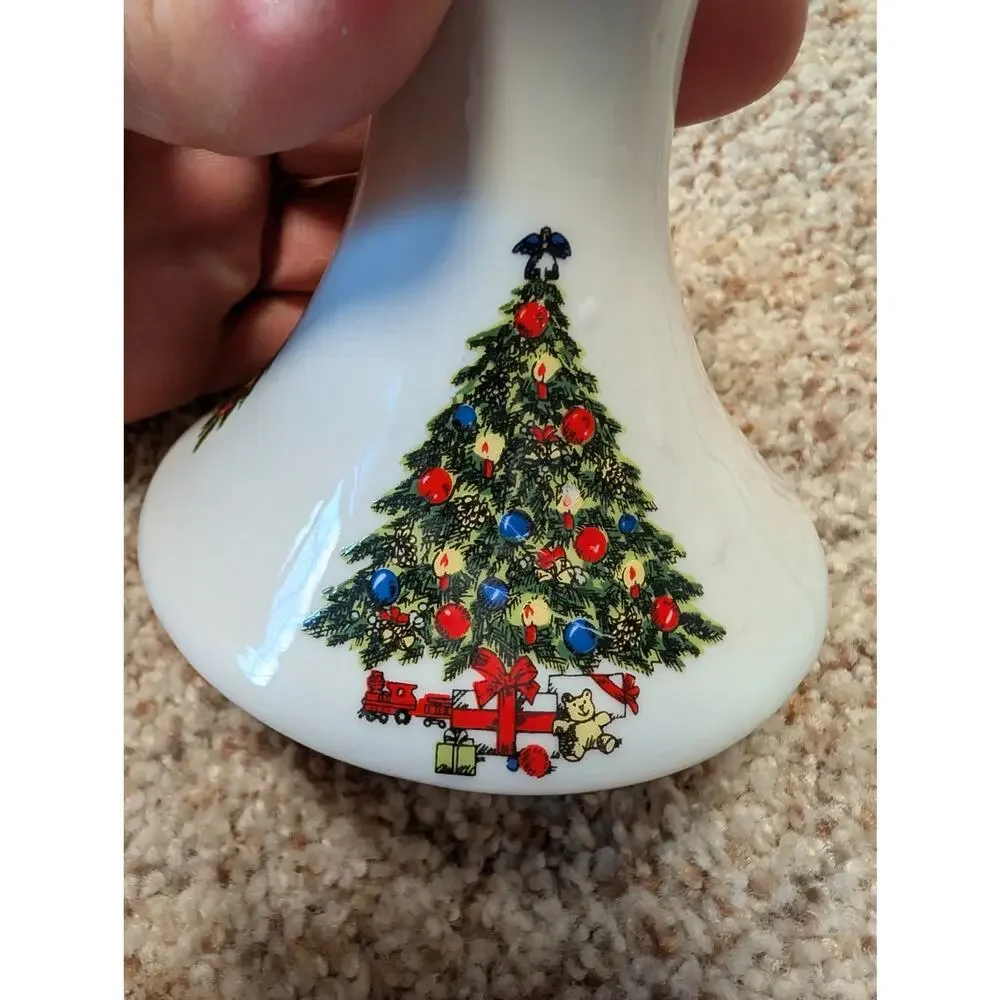 Christmas Candlestick Holders Pair 4